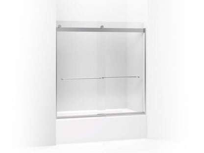 KOHLER K-706005-L Levity Sliding bath door, 59-3/4" H x 54 - 57" W, with 1/4" thick Crystal Clear glass