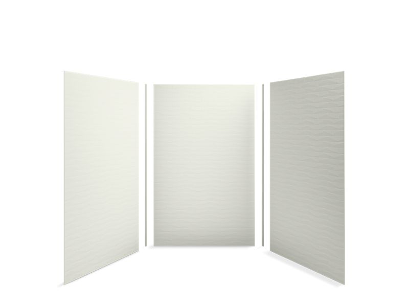 KOHLER 99660-T01-NY Choreograph 60" X 60" X 96" Shower Wall Kit, Brick Texture in Dune