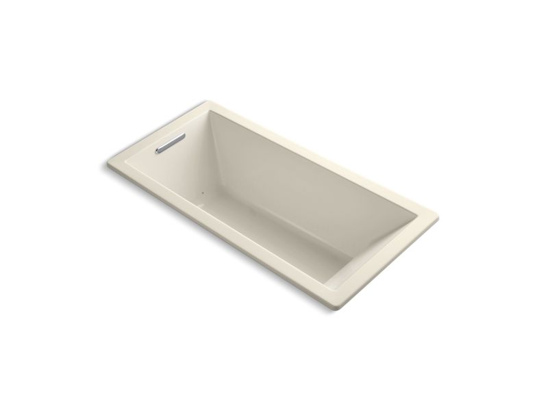 KOHLER K-1822-GVB-47 Underscore Rectangle 66" x 32" drop-in VibrAcoustic + BubbleMassage(TM) Air Bath