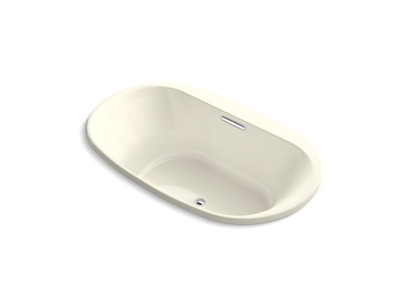 KOHLER K-5718-GVB-96 Underscore Oval 72" x 42" drop-in VibrAcoustic + BubbleMassage(TM) Air Bath
