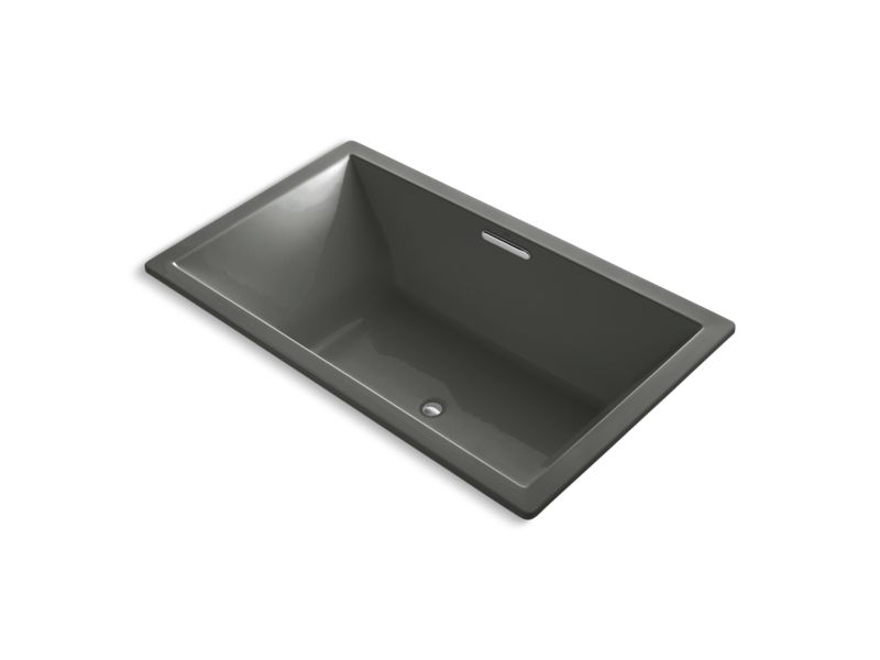 KOHLER K-1174-VBW Underscore 72" x 42" drop-in VibrAcoustic bath with Bask heated surface and center drain