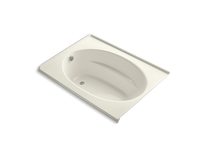 KOHLER K-1112-GLF-96 Windward 60" x 42" alcove BubbleMassage(TM) Air Bath with integral flange and left-hand drain