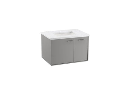 KOHLER K-CM99541-BD1 Jute 30" wall-hung bathroom vanity cabinet with sink and quartz top