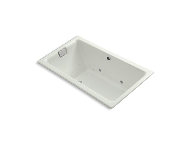 KOHLER K-856-GCNY-NY Tea-for-Two 66" x 36" drop-in BubbleMassage(TM) Air bath with chromatherapy lights and Dune air jets