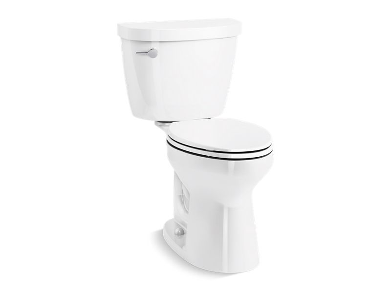 KOHLER K-31621 Cimarron ComForteeight Two-piece elongated 1.28 gpf chair height toilet