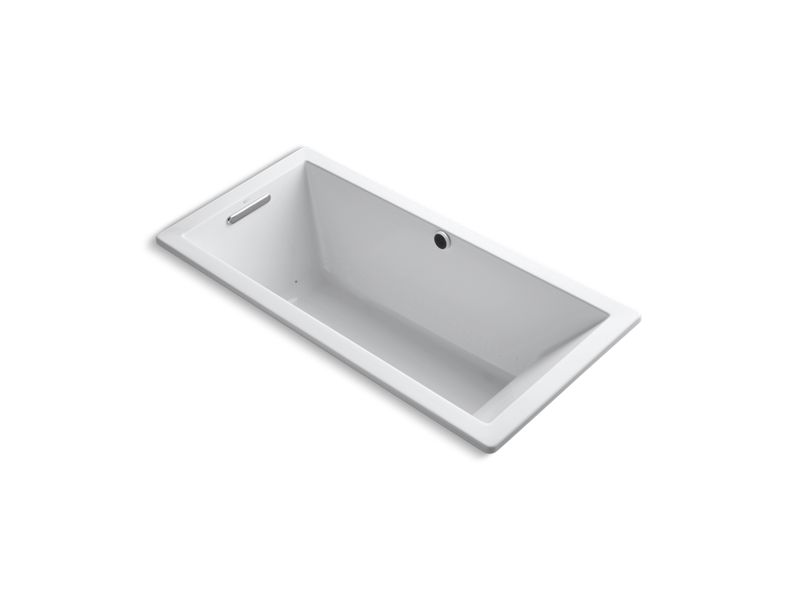 KOHLER K-1822-G-0 Underscore Rectangle 66" x 32" drop-in BubbleMassage(TM) Air Bath
