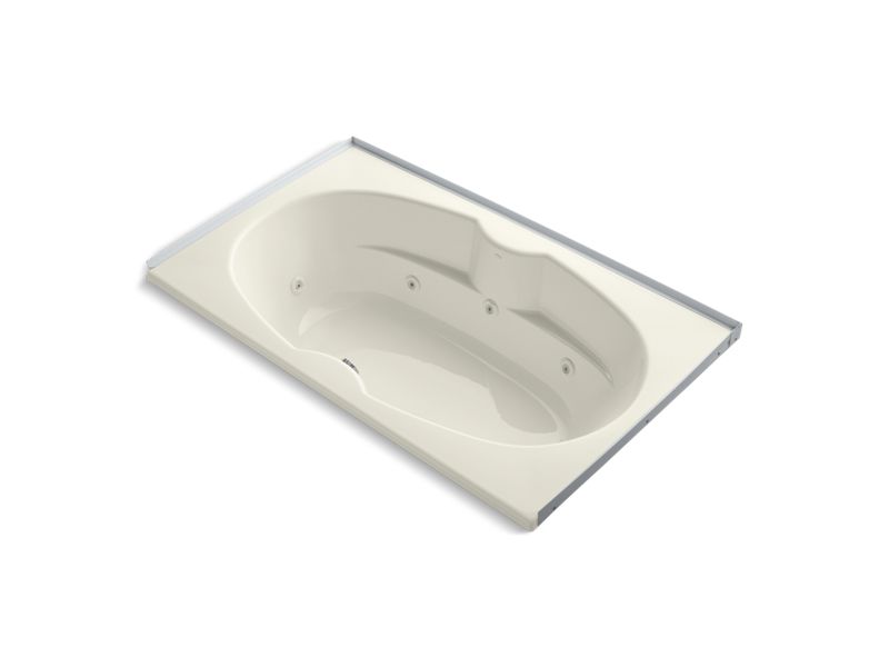 KOHLER K-1131-FH-96 7242 72" x 42" alcove whirlpool with integral flange, right-hand pump and heater