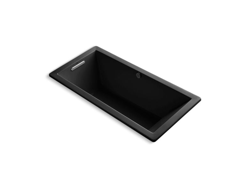 KOHLER K-1822-GW-7 Underscore Rectangle 66" x 32" drop-in BubbleMassage(TM) Air Bath with reversible drain and Bask(TM) heated surface