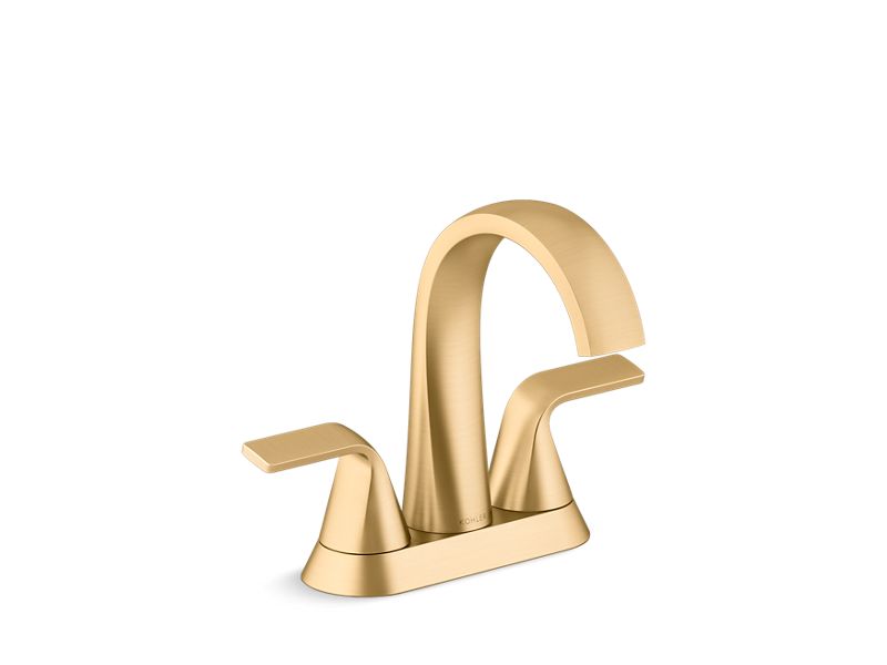KOHLER K-R30578-4D Cursiva Centerset bathroom sink faucet