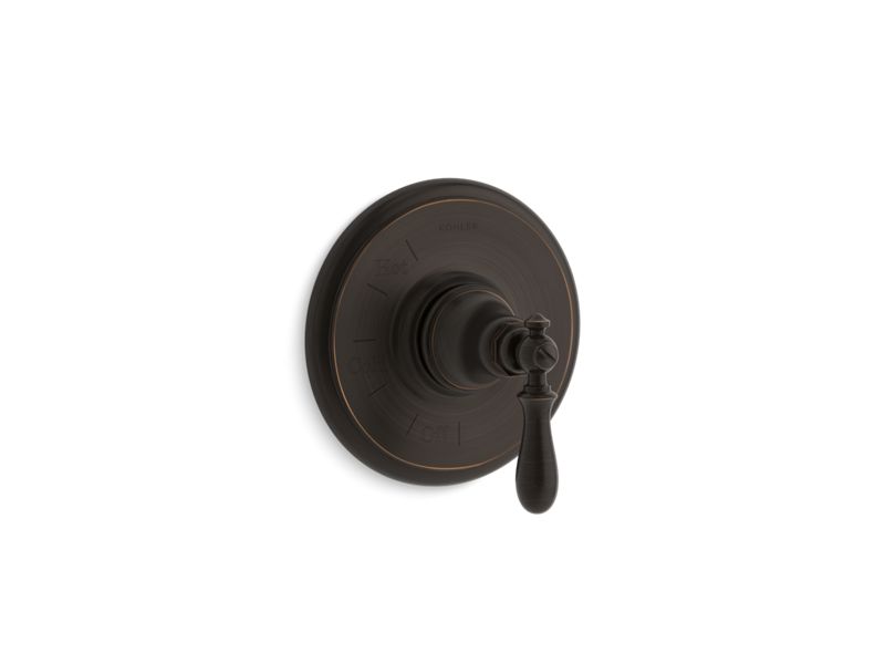 KOHLER K-TS72767-9M Artifacts Rite-Temp valve trim with swing lever handle