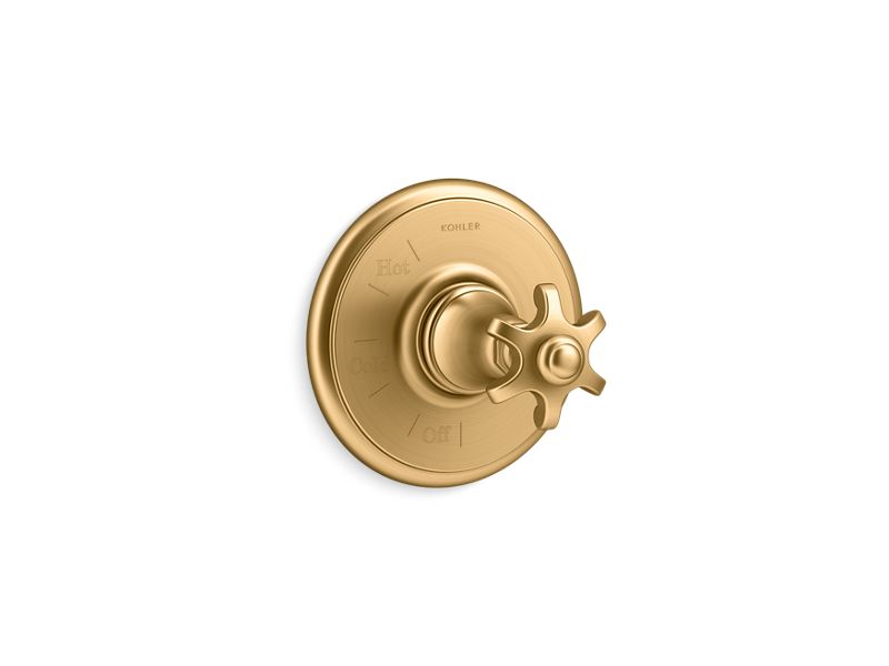 KOHLER K-TS72767-3M Artifacts Rite-Temp valve trim with prong handle