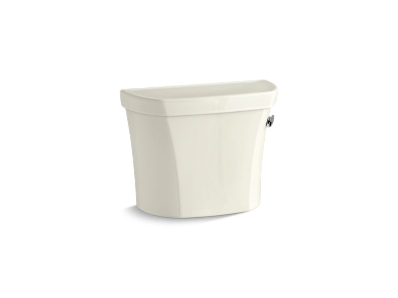 KOHLER 5308-TR-96 Wellworth 1.0 Gpf Toilet Tank With Right-Hand Trip Lever And Tank Cover Locks in Biscuit