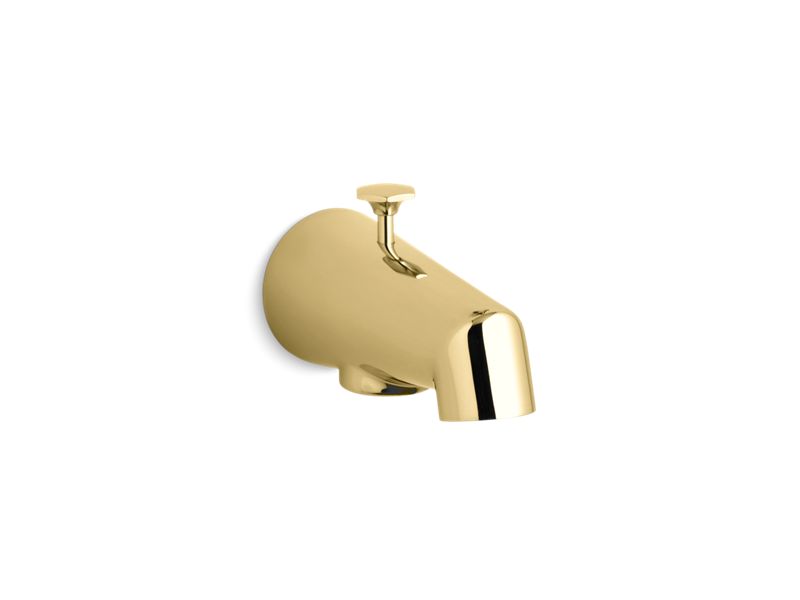 KOHLER 6855-PB Antique Standard 4-7/8" Diverter Bath Spout in Vibrant Polished Brass