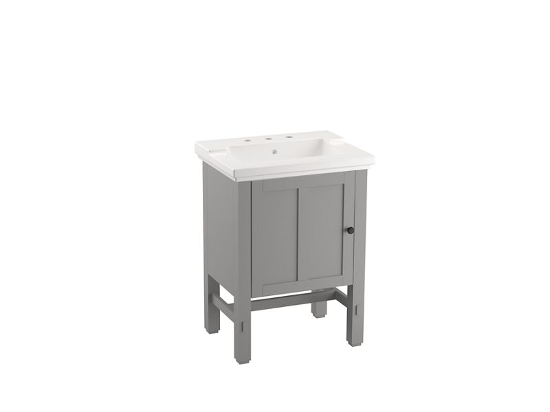 Tresham 30" Bathroom Vanity Cabinet with Sink and Quartz Top - Thumbnail 2