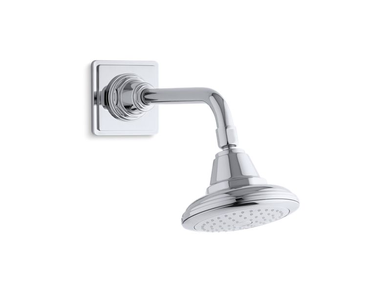 KOHLER K-13137-AK Pinstripe Single-function showerhead, 2.5 gpm