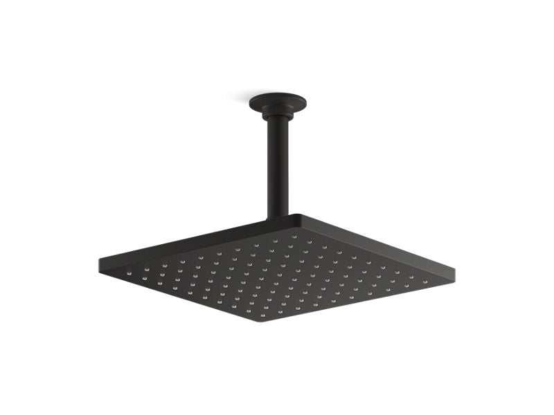 KOHLER K-26149 Honesty Square 10" single-function rainhead, 2.5 gpm