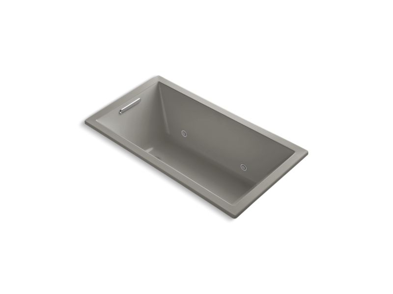 KOHLER K-1168-VBC-K4 Underscore Rectangle 60" x 32" drop-in VibrAcoustic bath with chromatherapy