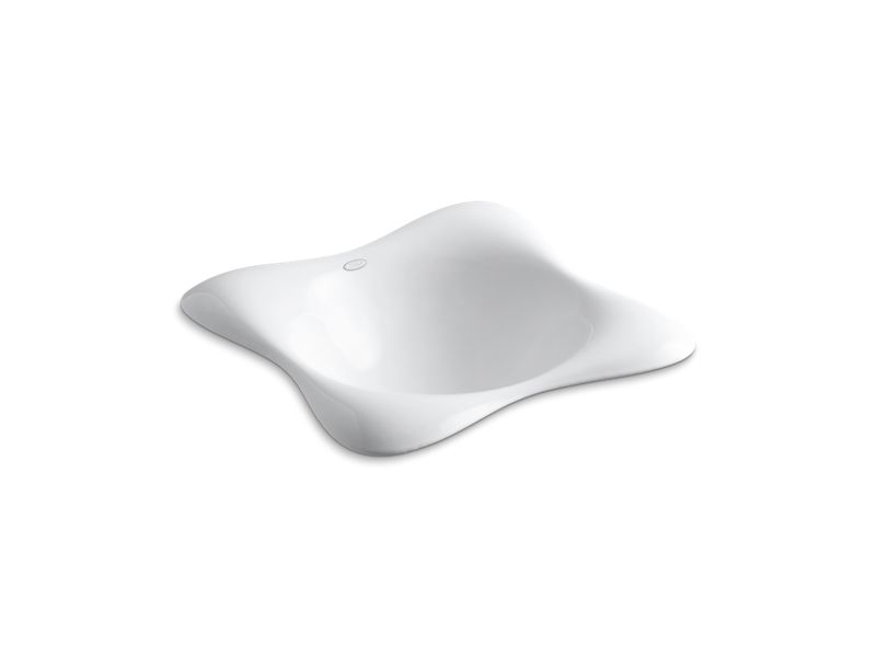 KOHLER K-2815-P5-0 Dolce Vita vessel, drop-in or wall-mount bathroom sink with Iron Black underside