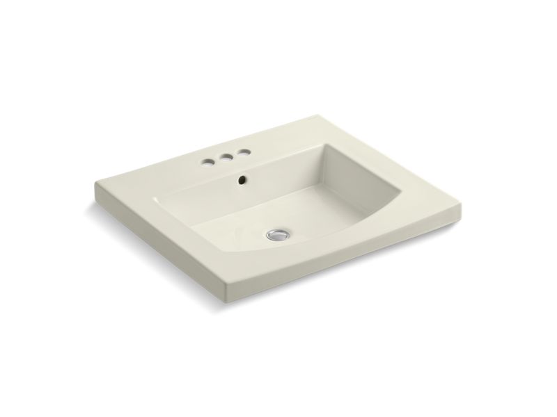 KOHLER K-2956-4-96 Persuade Curv Vanity-top bathroom sink with 4" centerset faucet holes