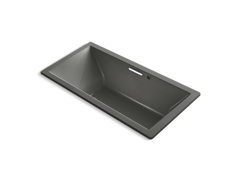 KOHLER K-1835-GW-58 Underscore Rectangle 72" x 36" drop-in BubbleMassage air bath with Bask heated surface and reversible drain