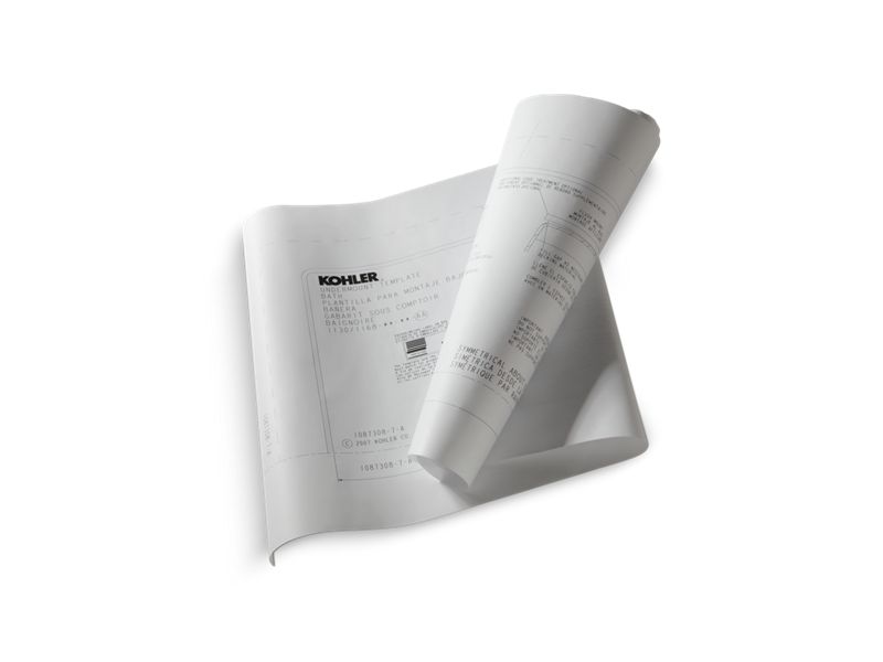 KOHLER 584-NA Steeping Undermount Installation Kit For Use With Steeping Baths And Whirlpools