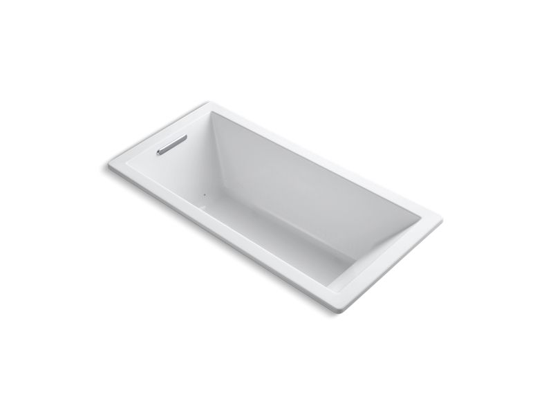 KOHLER K-1822-GVB-0 Underscore Rectangle 66" x 32" drop-in VibrAcoustic + BubbleMassage(TM) Air Bath