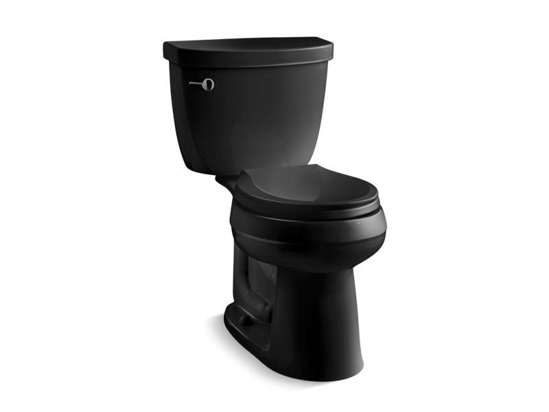 KOHLER K-3888 Cimarron ComForteeight Two-piece round-front 1.6 gpf chair height toilet