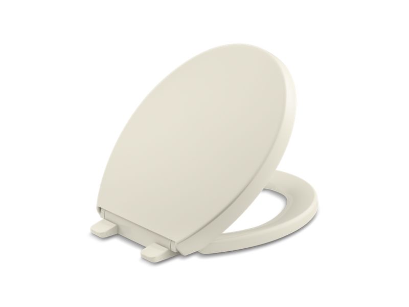 KOHLER K-25302 Reveal Quiet-Close round-front toilet seat