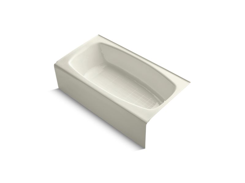 KOHLER K-520-96 Dynametric 60" x 32" alcove bath with right-hand drain