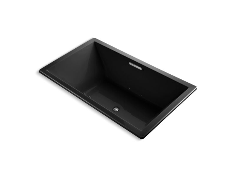 KOHLER K-1174-GW-7 Underscore Rectangle 72" x 42" drop-in BubbleMassage(TM) Air Bath with Bask heated surface and center drain