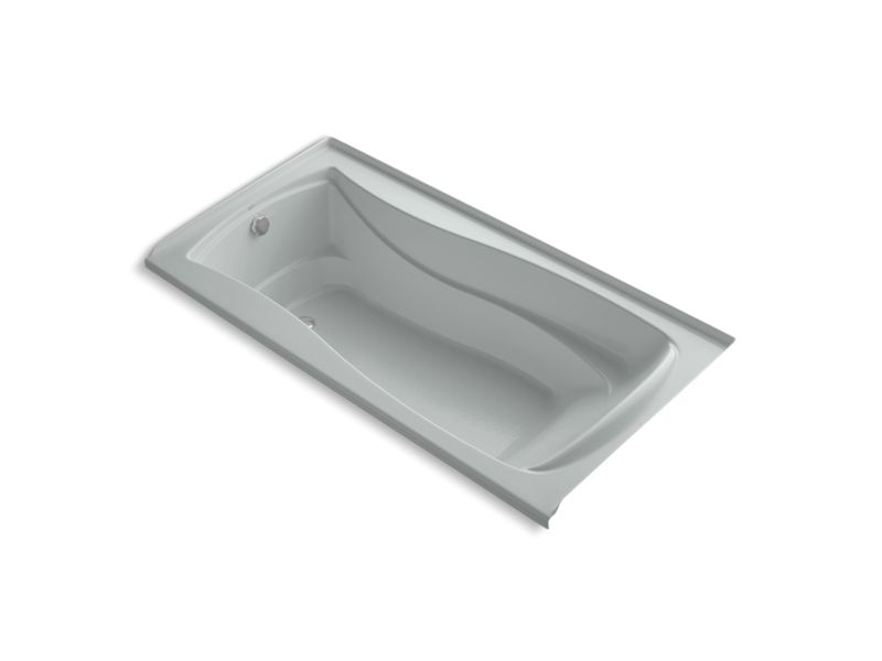 KOHLER K-1257-VBLW-95 Mariposa 72" x 36" alcove VibrAcoustic bath with Bask heated surface, integral flange and left-hand drain