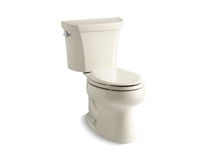 KOHLER 3988-47 Wellworth Two-Piece Elongated Dual-Flush Toilet in Almond