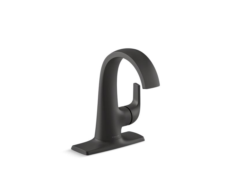 KOHLER K-R30577-4D Cursiva Single-handle bathroom sink faucet