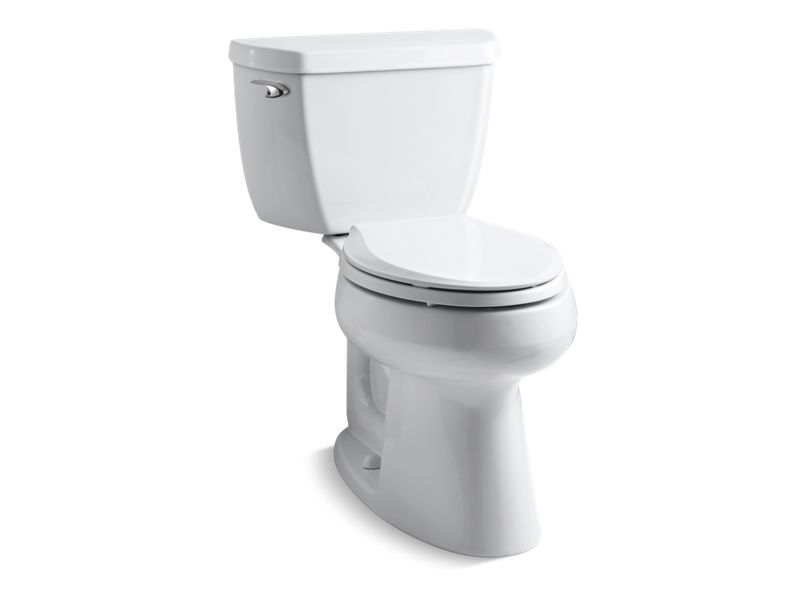 KOHLER K-3658 Highline Classic ComForteeight Two-piece elongated 1.28 gpf chair height toilet