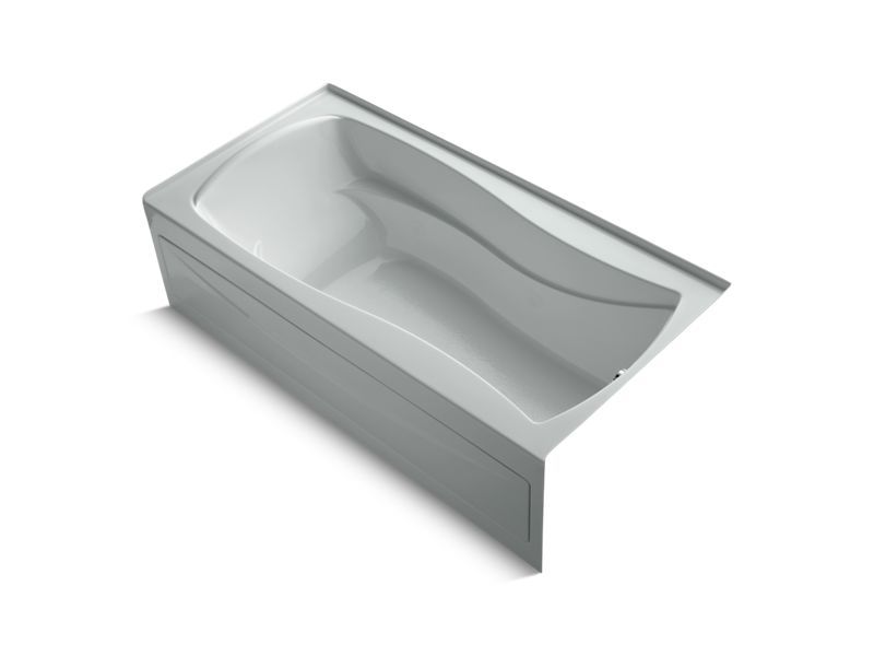 KOHLER K-1257-VBRAW-95 Mariposa 72" x 36" alcove VibrAcoustic bath with Bask heated surface, apron and right-hand drain