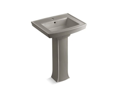 KOHLER 2359-1 Archer Pedestal bathroom sink with single faucet hole
