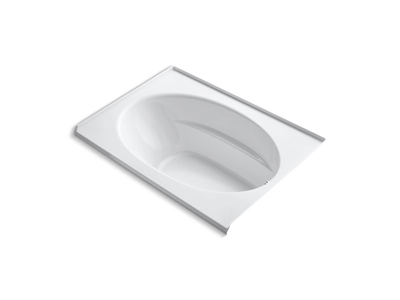 KOHLER K-1112-GRF-0 Windward 60" x 42" alcove BubbleMassage(TM) Air Bath with integral flange and right-hand drain