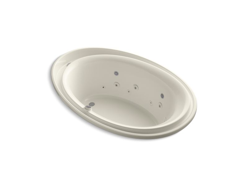 KOHLER K-1110-AH-96 Purist 72" x 46" drop-in Effervescence bath with spa package