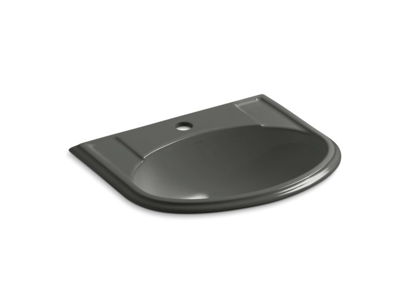 KOHLER K-2279-1-58 Devonshire Drop-in bathroom sink with single faucet hole
