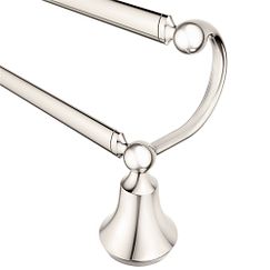 Moen YB5222 Polished nickel 24" double towel bar
