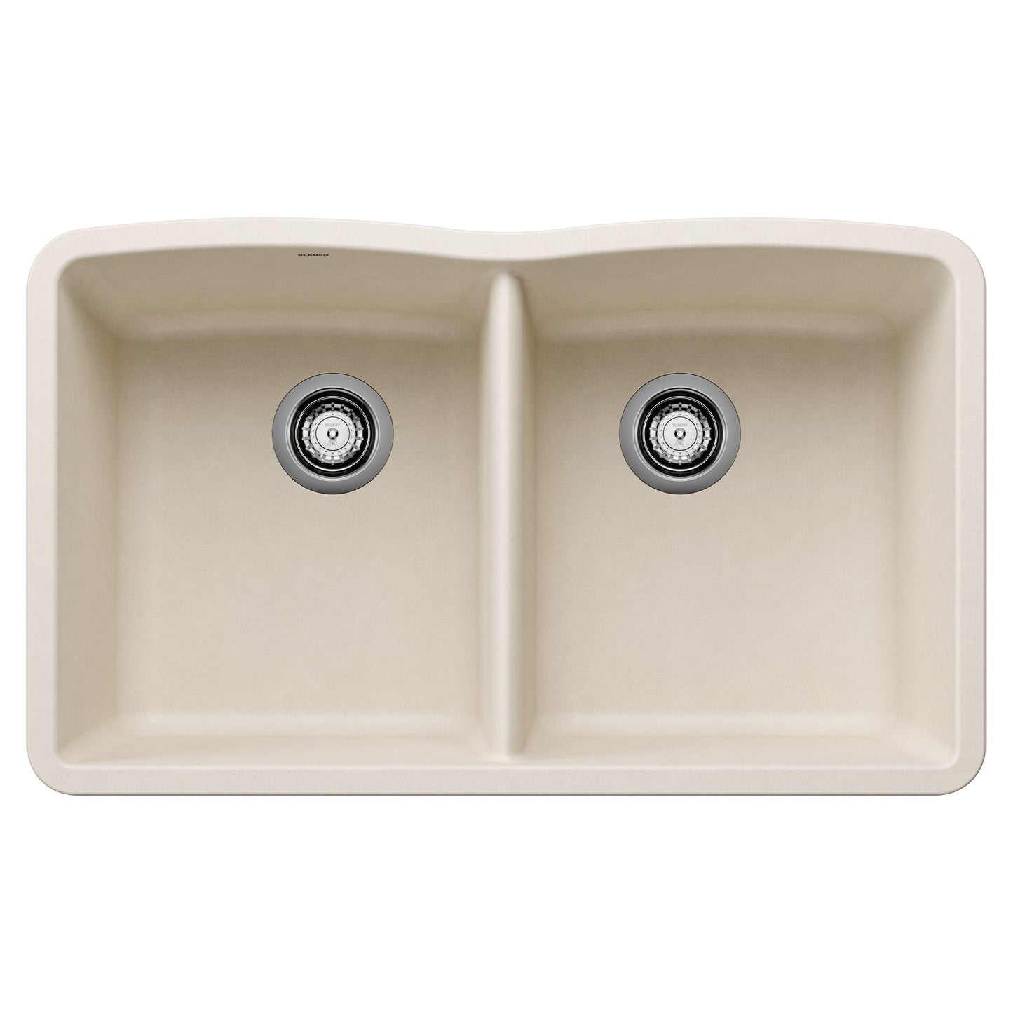 BLANCO 443068 Diamond Equal Double Bowl Kitchen Sink - Soft White