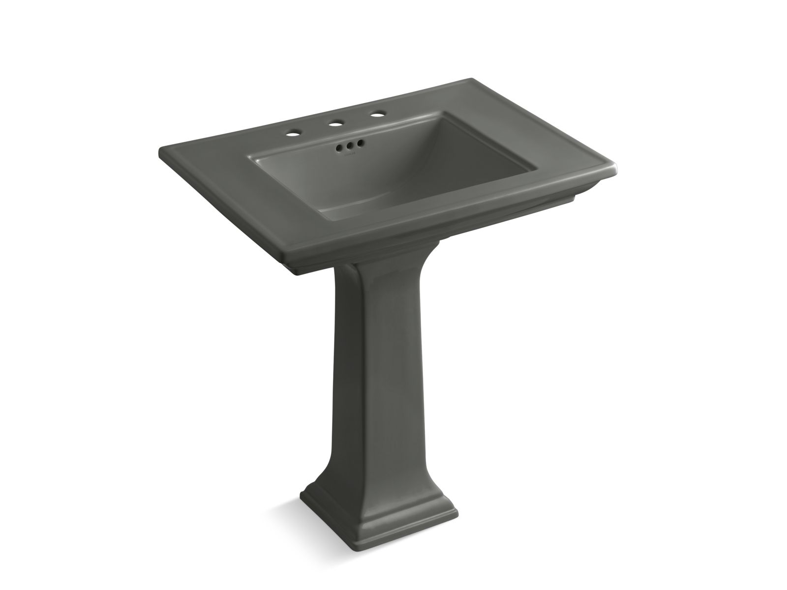 KOHLER K-2268-8 Memoirs Stately 30-3/4" rectangular pedestal bathroom sink