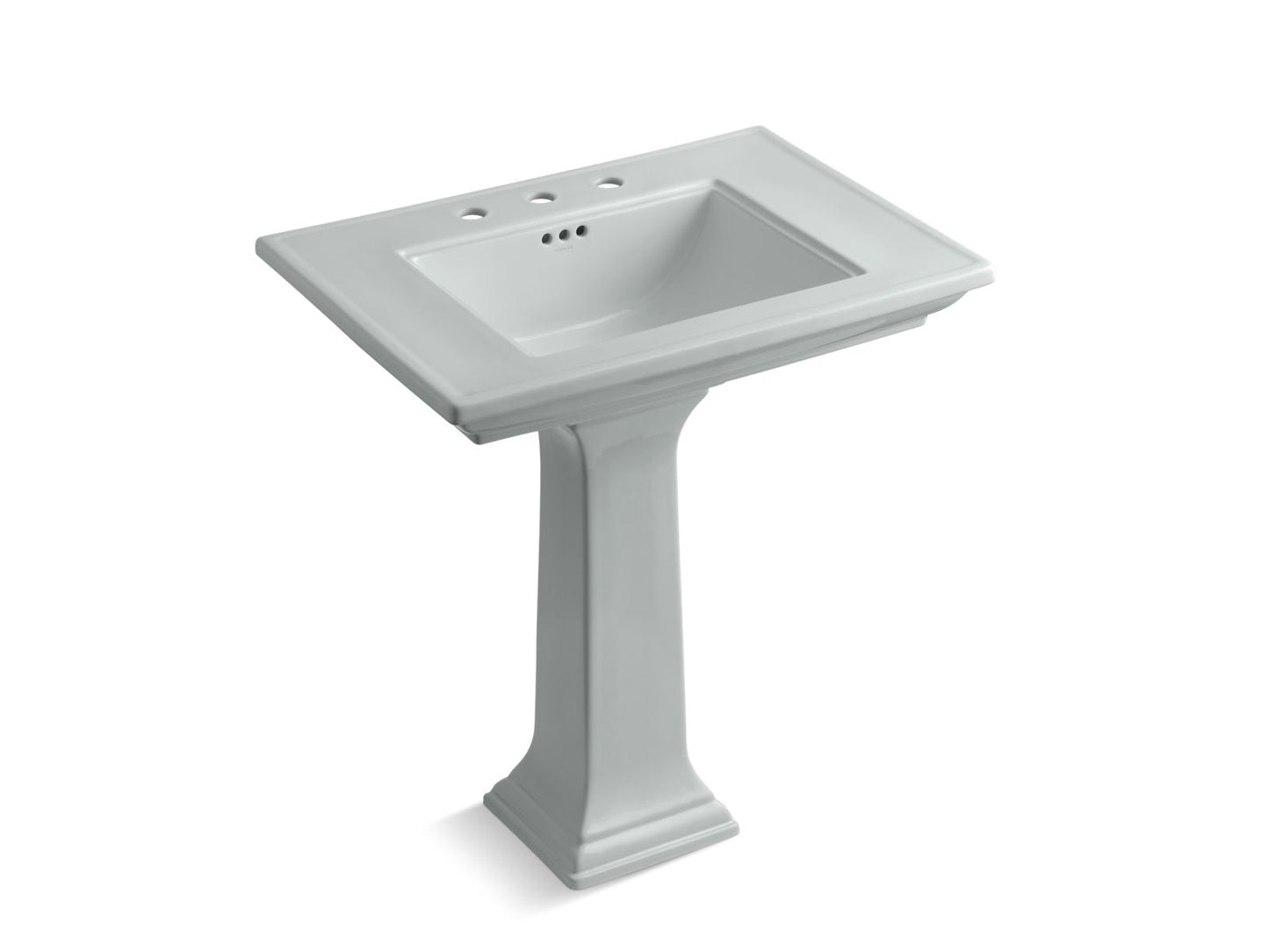 KOHLER K-2268-8 Memoirs Stately 30-3/4" rectangular pedestal bathroom sink