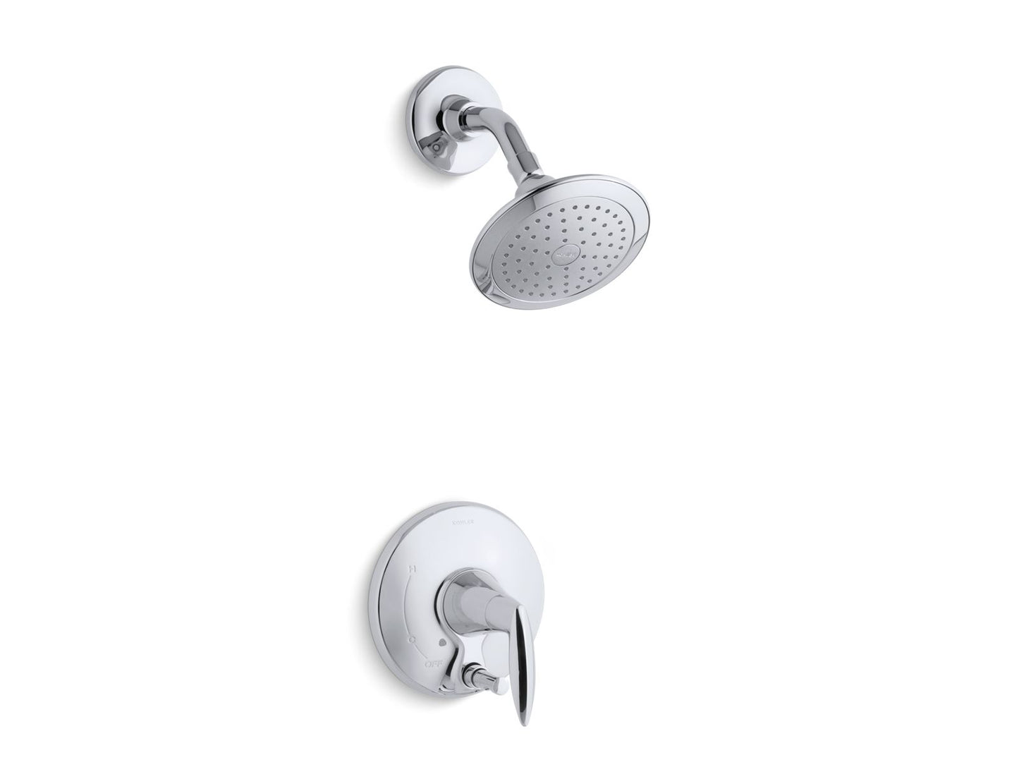 KOHLER K-T45108-4 Alteo Rite-Temp shower trim kit with push-button diverter and lever handle, 2.5 gpm