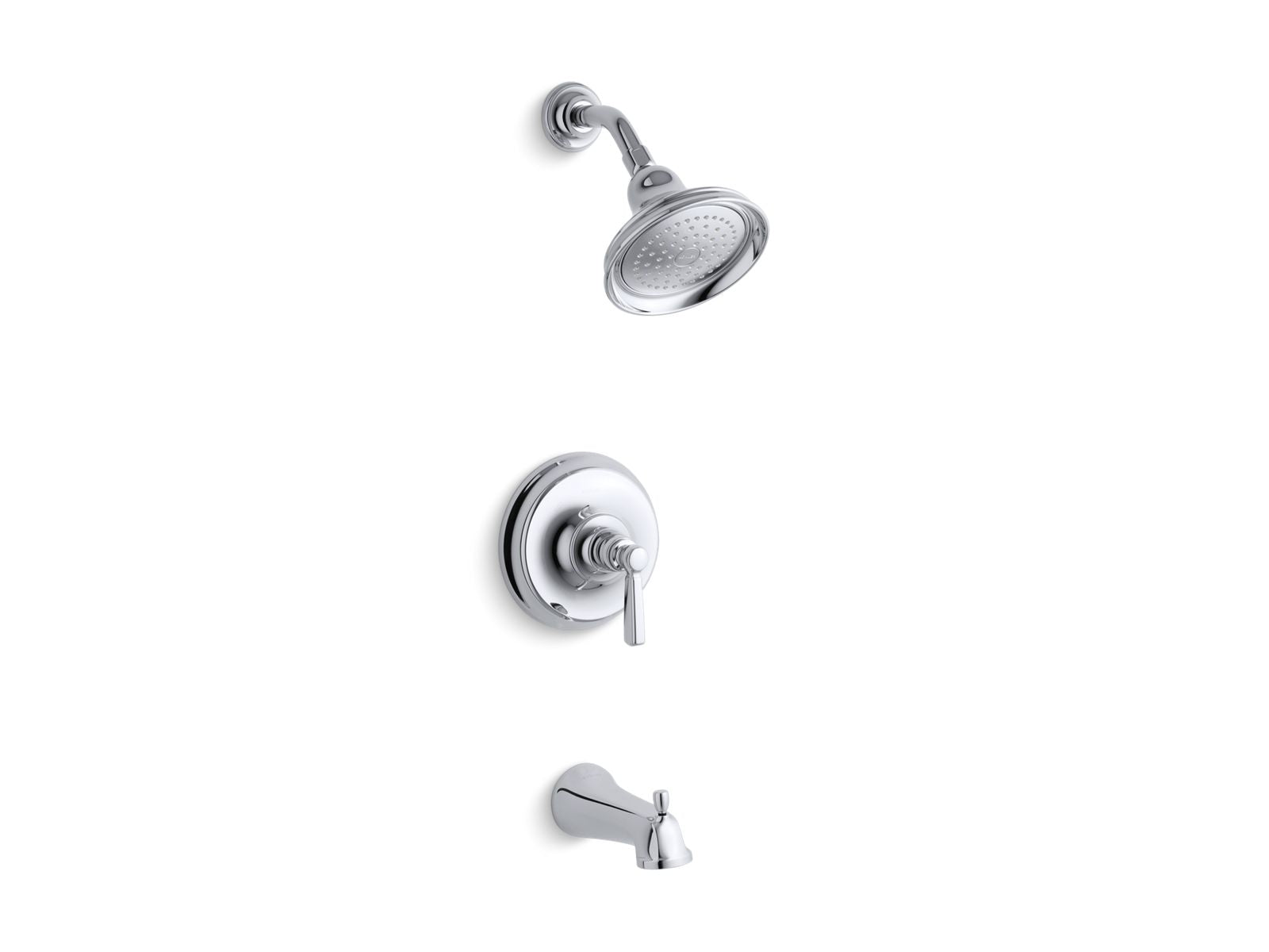 KOHLER K-TS10581-4 Bancroft Rite-Temp bath and shower trim kit, 2.5 gpm, NPT spout
