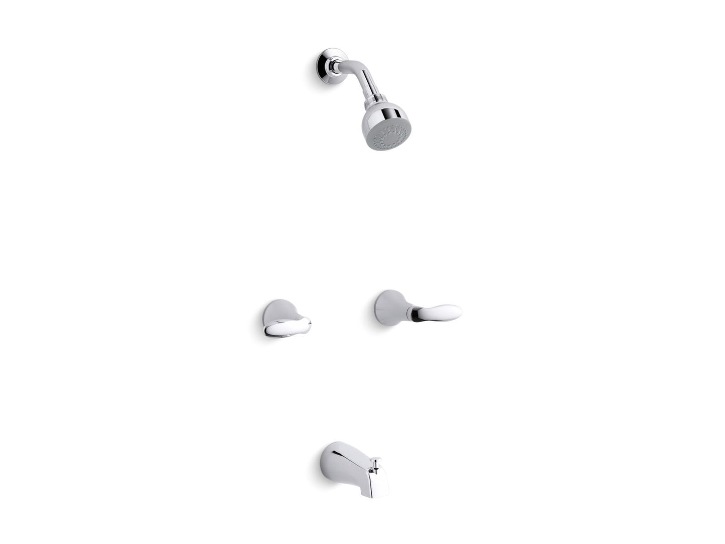 KOHLER K-T15201-4 Coralais Bath/shower trim set with lever handles, valve not included