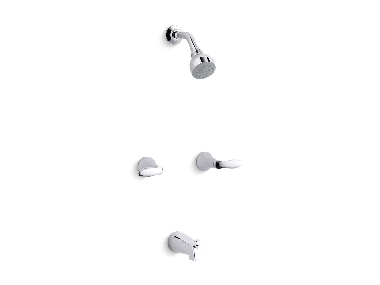 KOHLER K-T15201-4 Coralais Bath/shower trim set with lever handles, valve not included