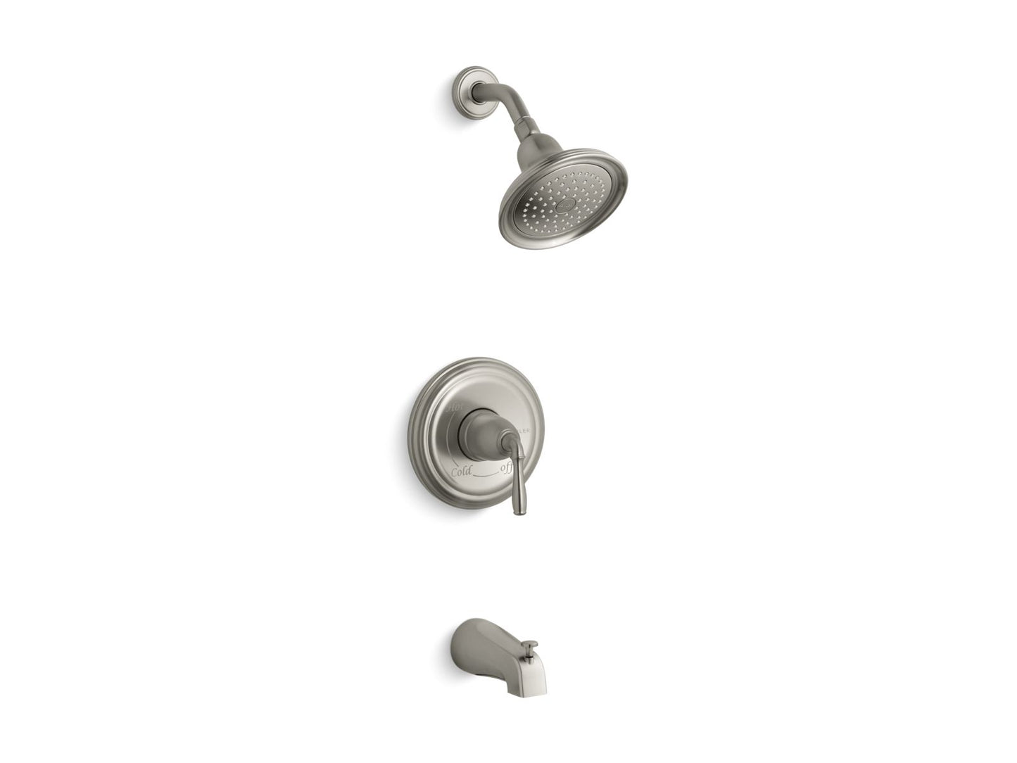 KOHLER K-TS395-4 Devonshire Rite-Temp bath and shower trim kit, 2.5 gpm, NPT spout