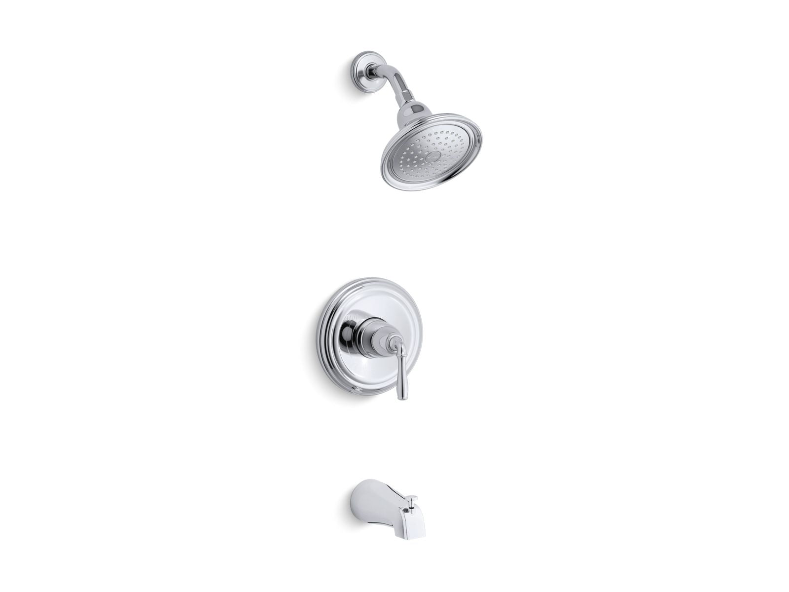 KOHLER K-TS395-4 Devonshire Rite-Temp bath and shower trim kit, 2.5 gpm, NPT spout