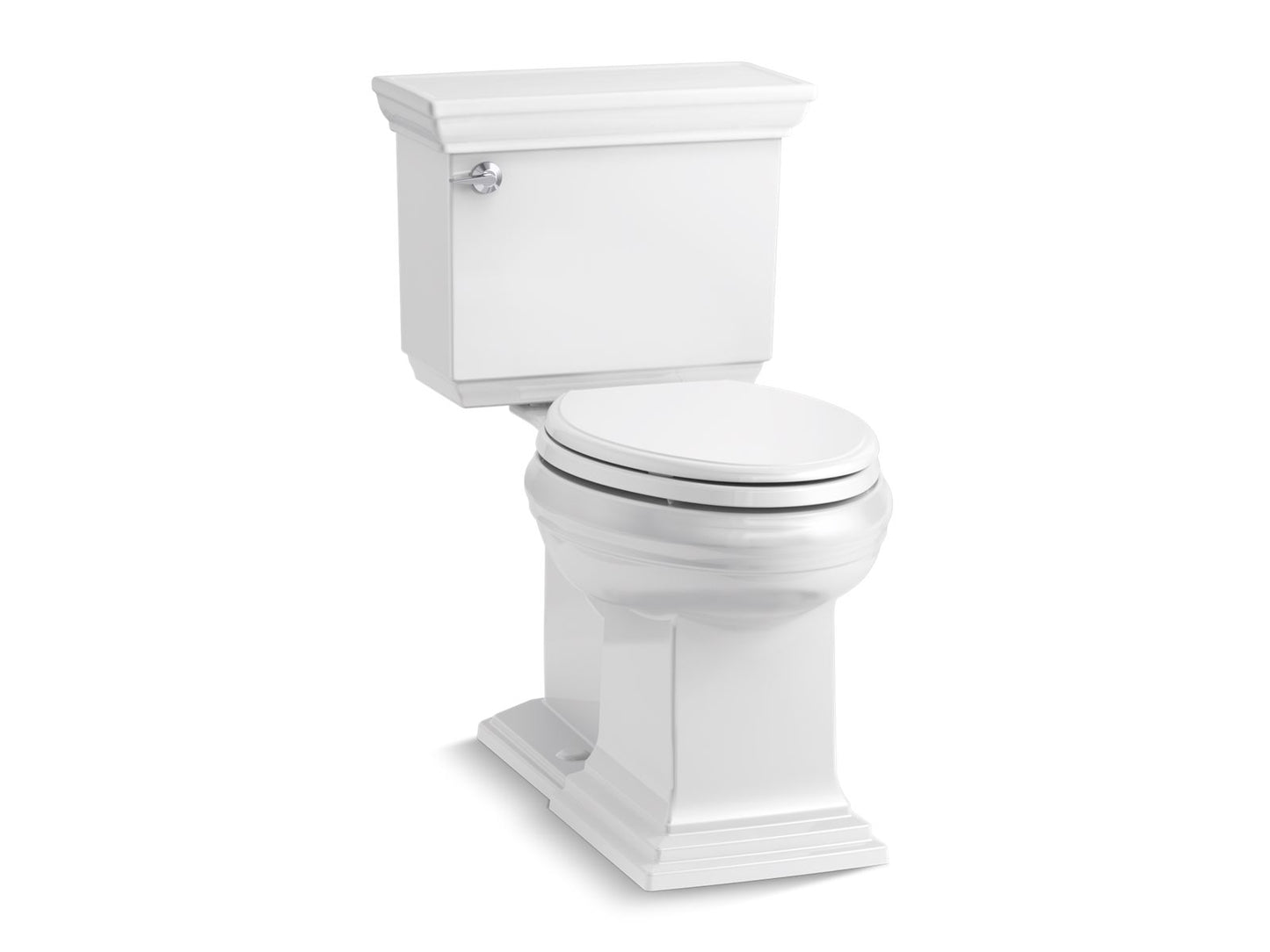 KOHLER K-6669 Memoirs Stately Two-piece elongated with concealed trapway, 1.28 gpf